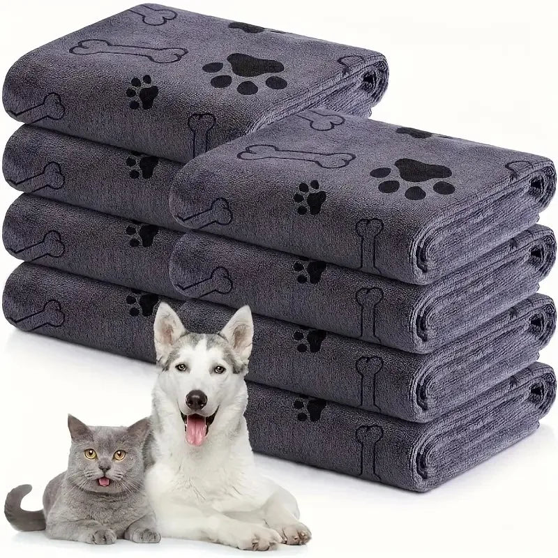 Ultra-Absorbent Microfiber Pet Towel – Quick-Drying Bath & Car Drying Cloth