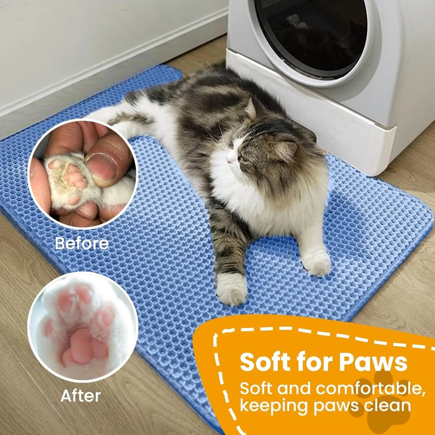 The CleanStep™ Premium Dual-Layer Litter Mat