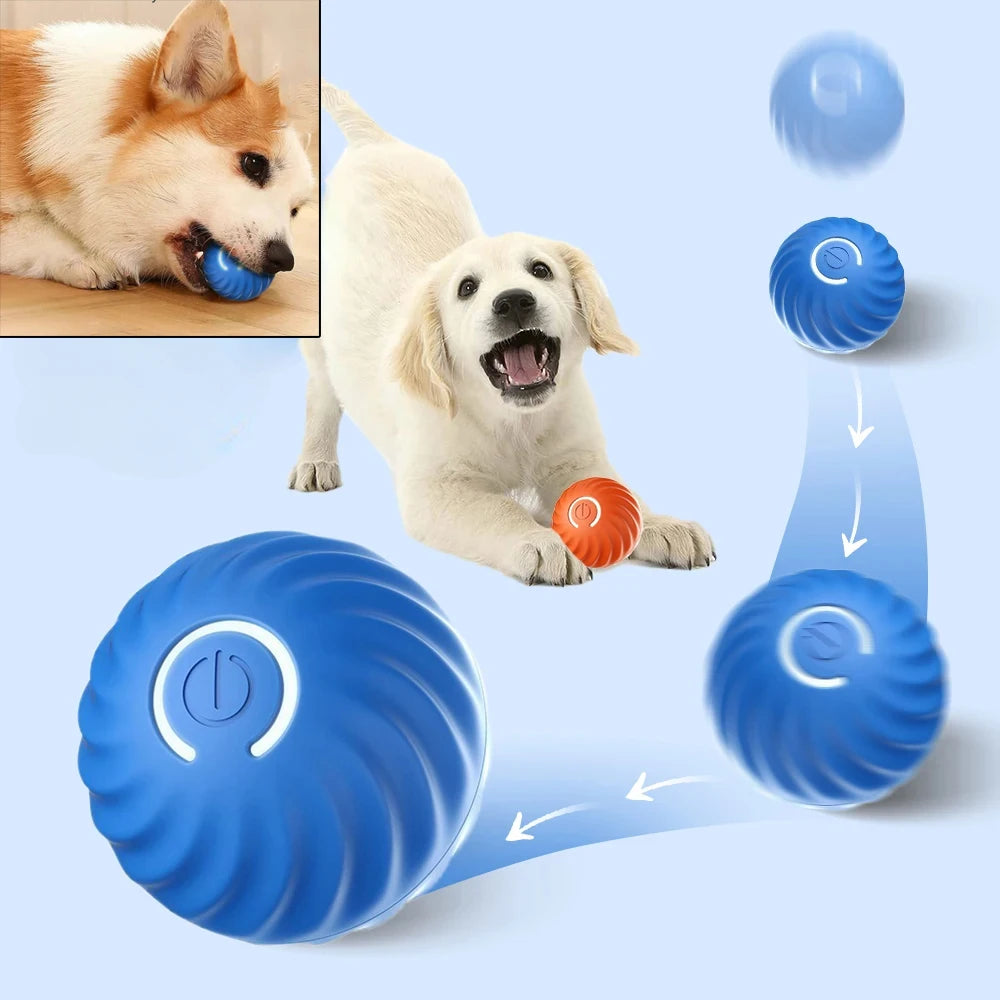 Smart Roll™ Automatic Boredom-Busting Toy Ball for Dogs