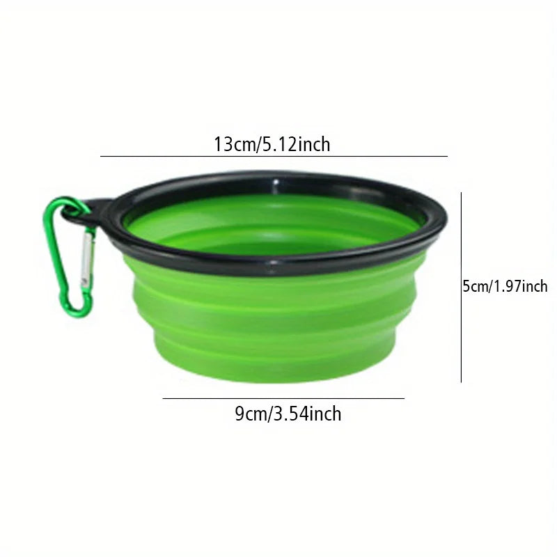 TrailReady Collapsible Dog Bowl – Portable Travel Food & Water Bowl