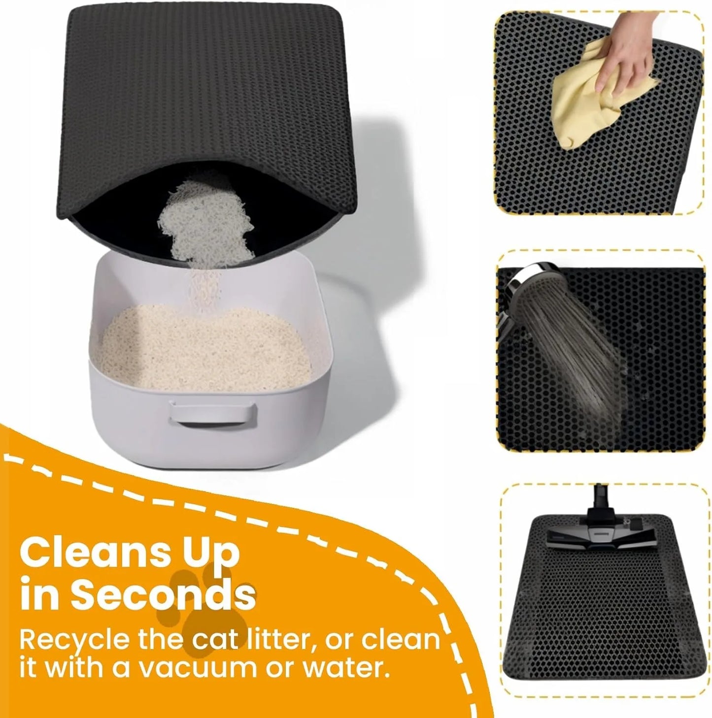 The CleanStep™ Premium Dual-Layer Litter Mat