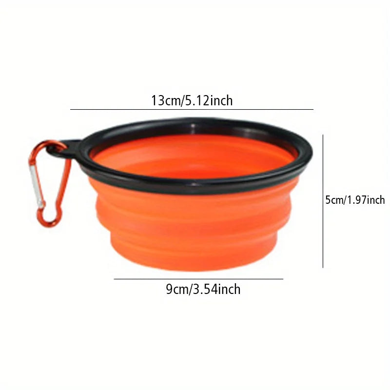 TrailReady Collapsible Dog Bowl – Portable Travel Food & Water Bowl