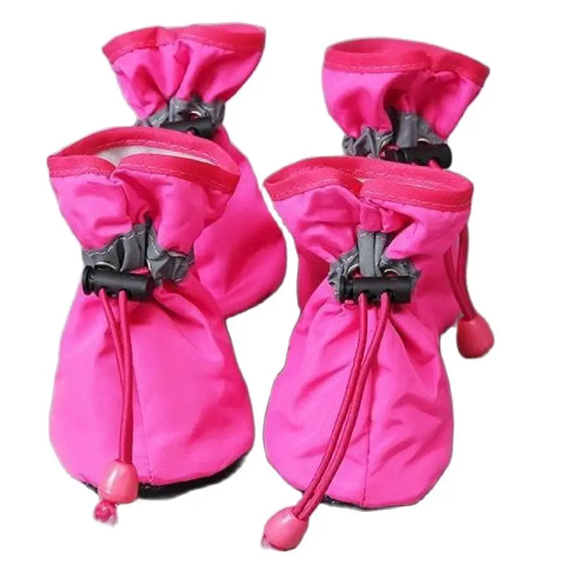 All-Weather Waterproof Dog Boots (4-Piece Set)
