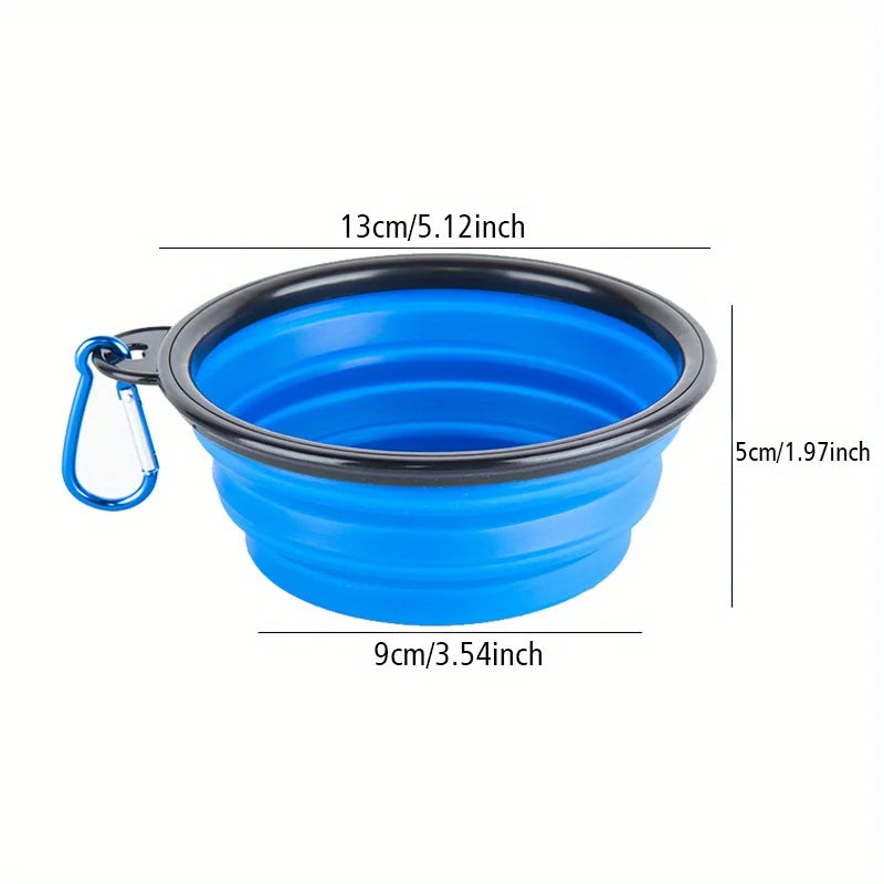 TrailReady Collapsible Dog Bowl – Portable Travel Food & Water Bowl