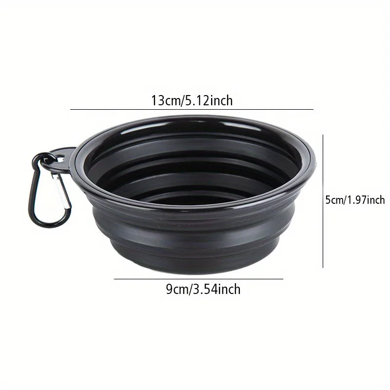 TrailReady Collapsible Dog Bowl – Portable Travel Food & Water Bowl