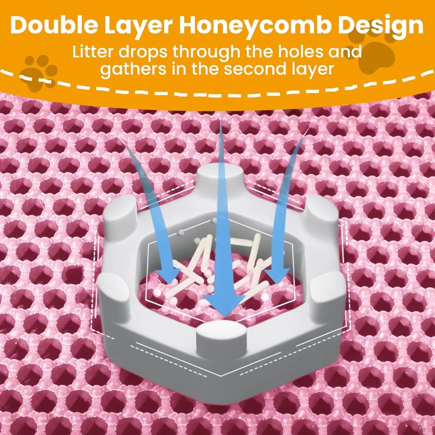The CleanStep™ Premium Dual-Layer Litter Mat