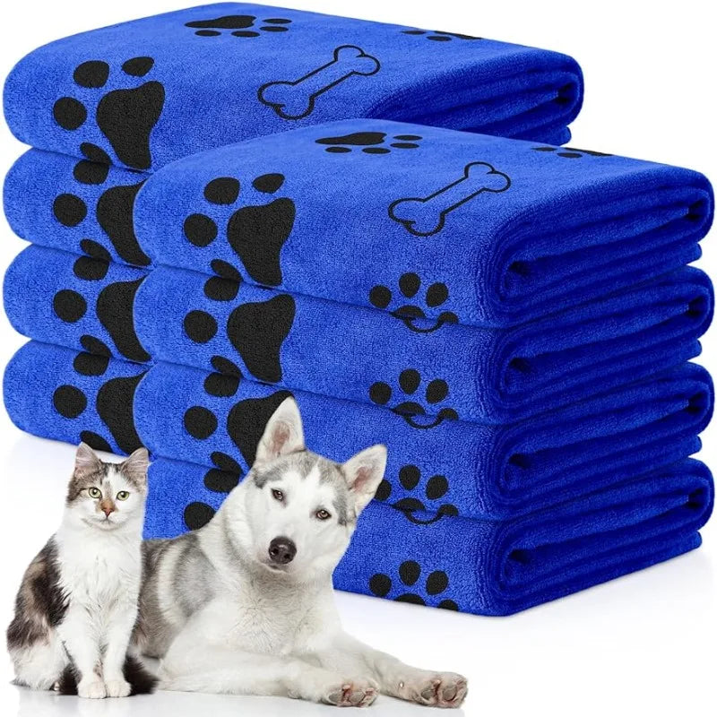 Ultra-Absorbent Microfiber Pet Towel – Quick-Drying Bath & Car Drying Cloth