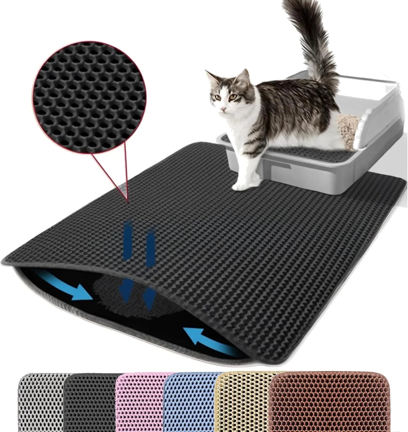 The CleanStep™ Premium Dual-Layer Litter Mat