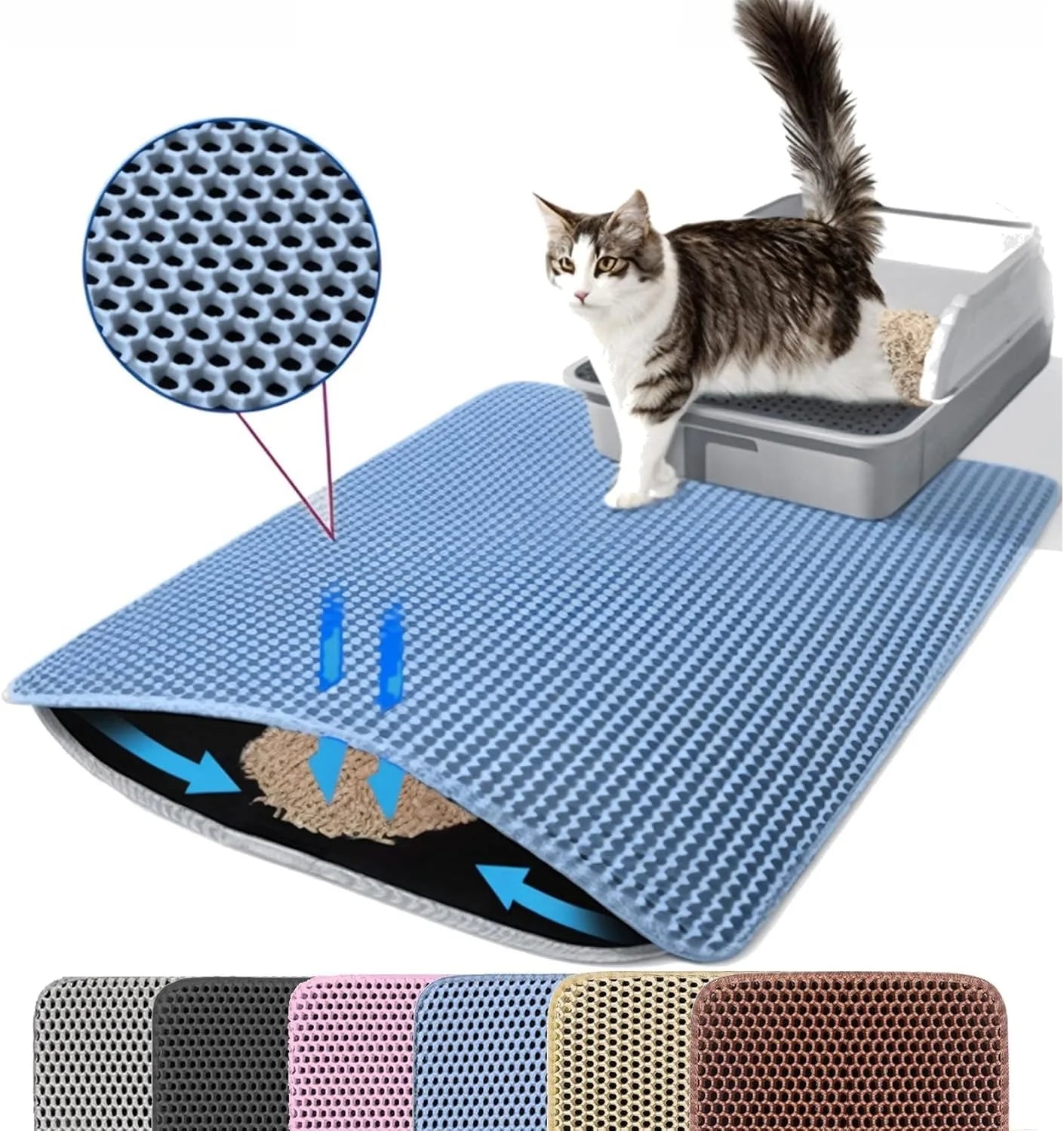 The CleanStep™ Premium Dual-Layer Litter Mat