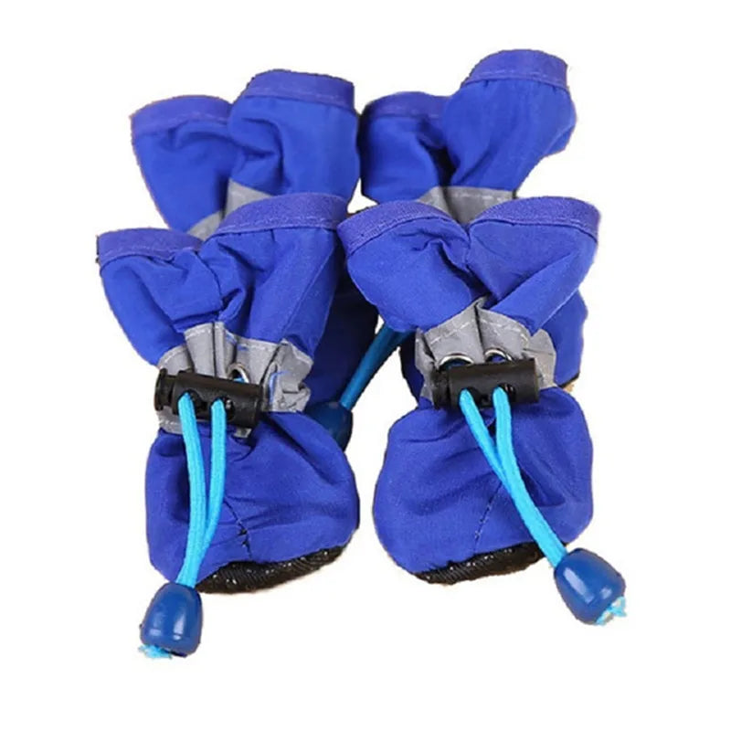 All-Weather Waterproof Dog Boots (4-Piece Set)