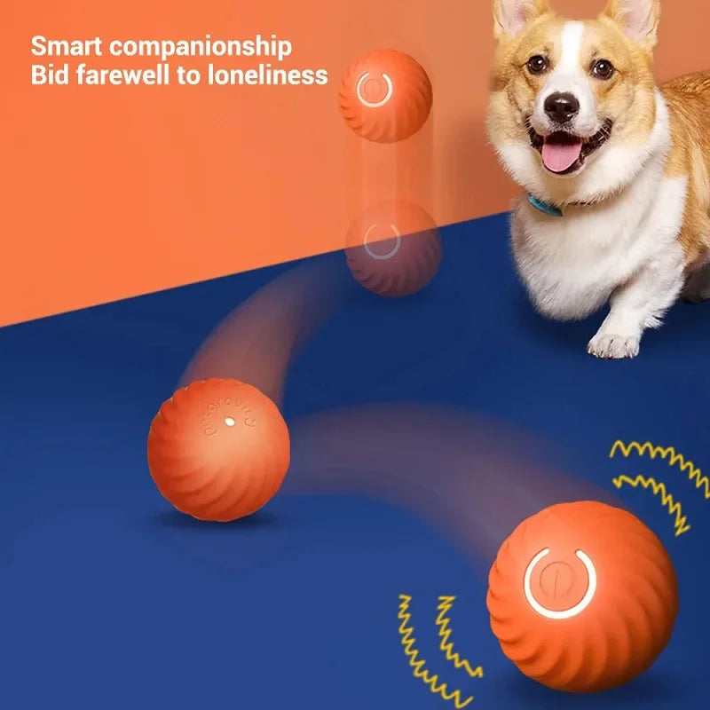 Smart Roll™ Automatic Boredom-Busting Toy Ball for Dogs