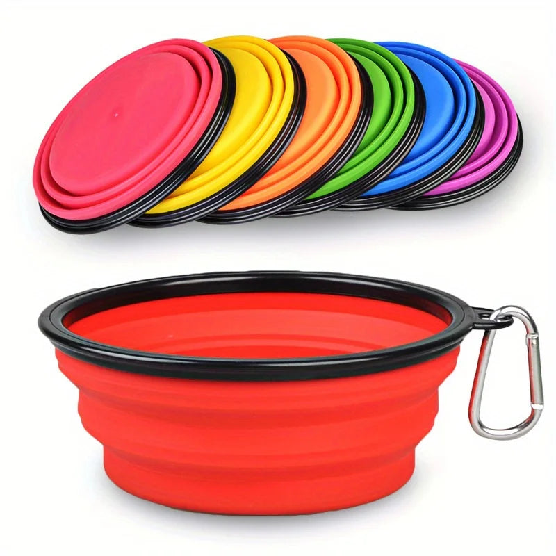 TrailReady Collapsible Dog Bowl – Portable Travel Food & Water Bowl