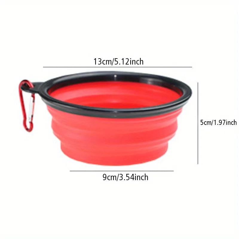 TrailReady Collapsible Dog Bowl – Portable Travel Food & Water Bowl