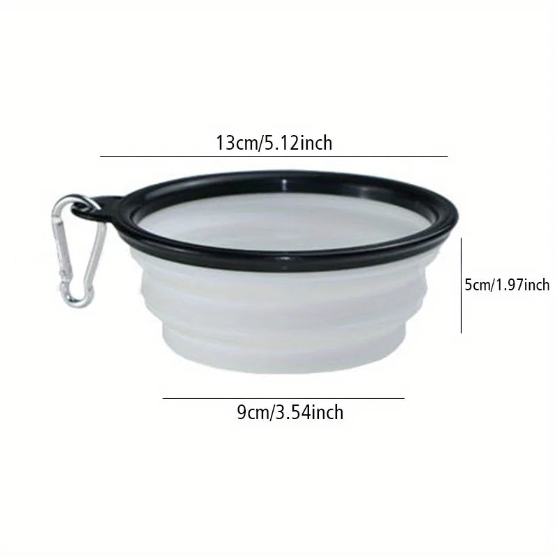 TrailReady Collapsible Dog Bowl – Portable Travel Food & Water Bowl
