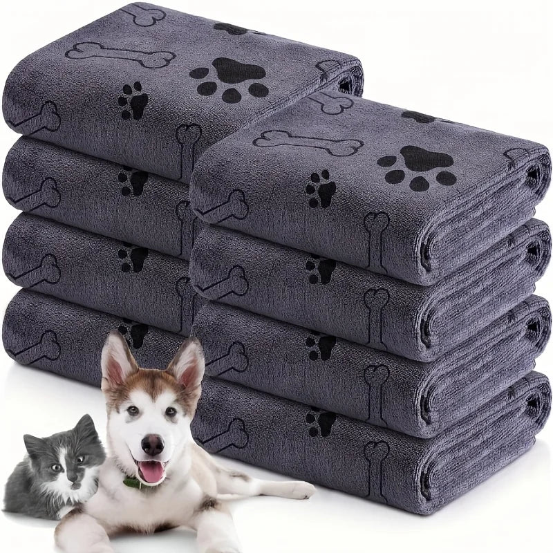 Ultra-Absorbent Microfiber Pet Towel – Quick-Drying Bath & Car Drying Cloth