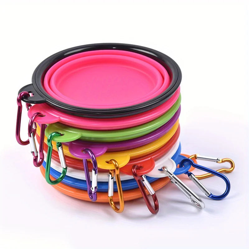TrailReady Collapsible Dog Bowl – Portable Travel Food & Water Bowl