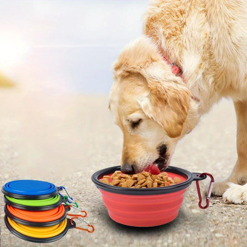 TrailReady Collapsible Dog Bowl – Portable Travel Food & Water Bowl